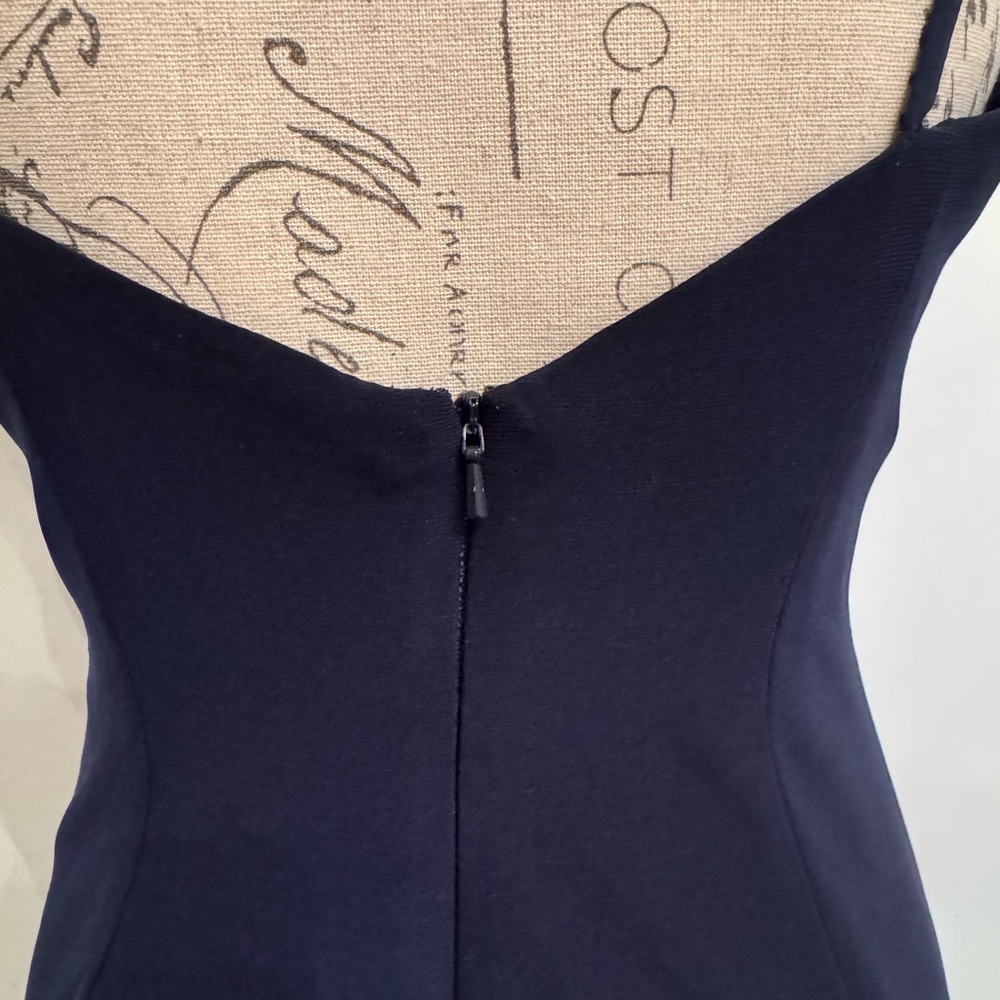 Ieena for Mac Duggal Navy Blue Evening Gown - Picture 9 of 13